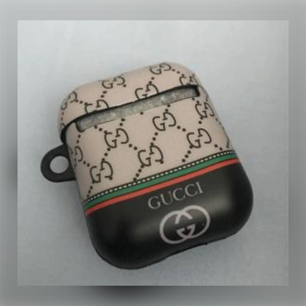 DESIGNER AIRPOD 1 & 2 PROTECTIVE CASE W/KEYRING